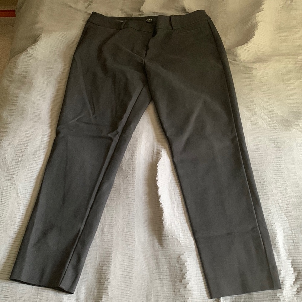 LOFT Curvy Skinny Ankle Black Size 10